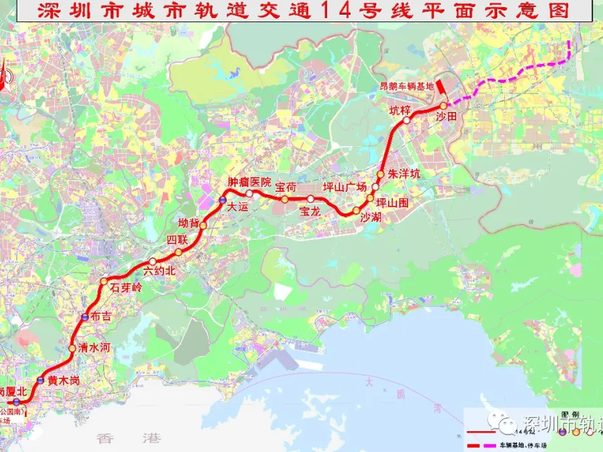 深圳在建地铁线路最新进展来了！您家旁边的地铁几时通车？ 