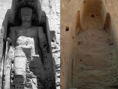 巴米扬大佛被毁20周年,当地人用3d重现旧日辉煌