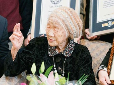 创纪录！日本118岁老妪田中力子将传递奥运火炬