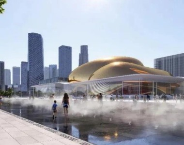 香蜜湖新金融中心三大地标建筑设计亮相！