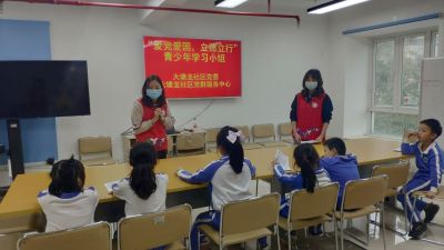 大塘龙社区开展青少年党史学习教育