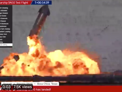 SpaceX星舰首次成功实现稳定着陆，但最终仍爆炸损坏
