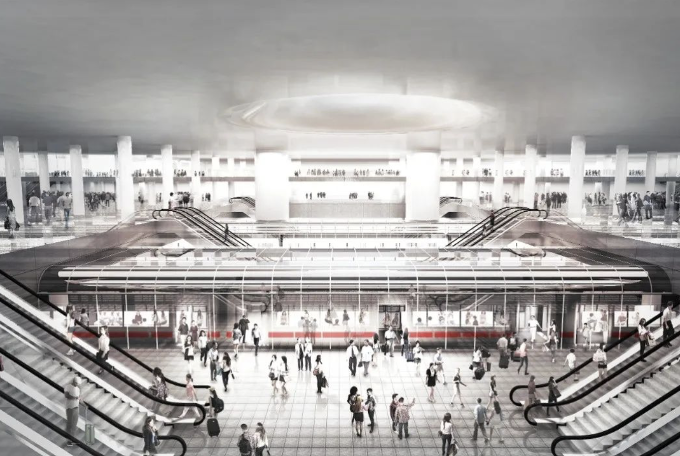 四线换乘!深圳岗厦北枢纽来了!预计2022年底投入使用_深圳新闻网
