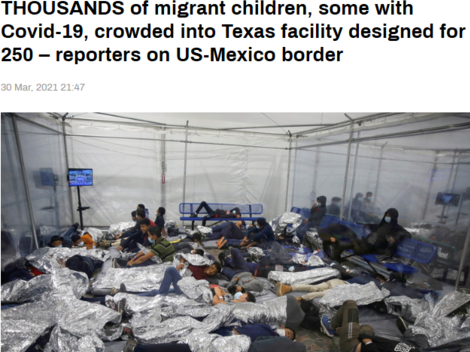 美墨边境隔离舱曝光：设计容纳32人挤进615名儿童，超载近20倍！