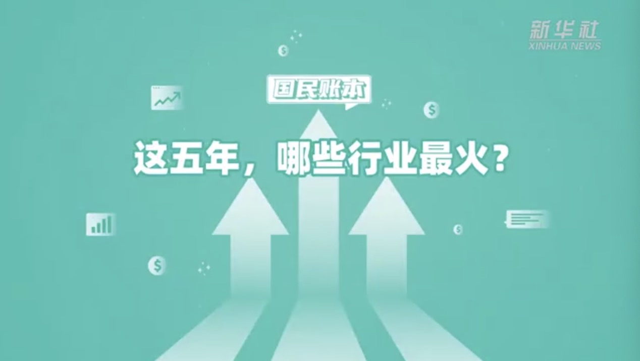国民账本：这五年 哪些行业最火？