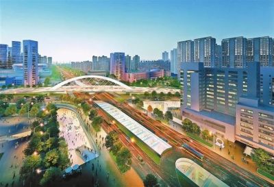 深圳又一个“站城一体化”综合交通枢纽来了！黄木岗枢纽预计明年建成