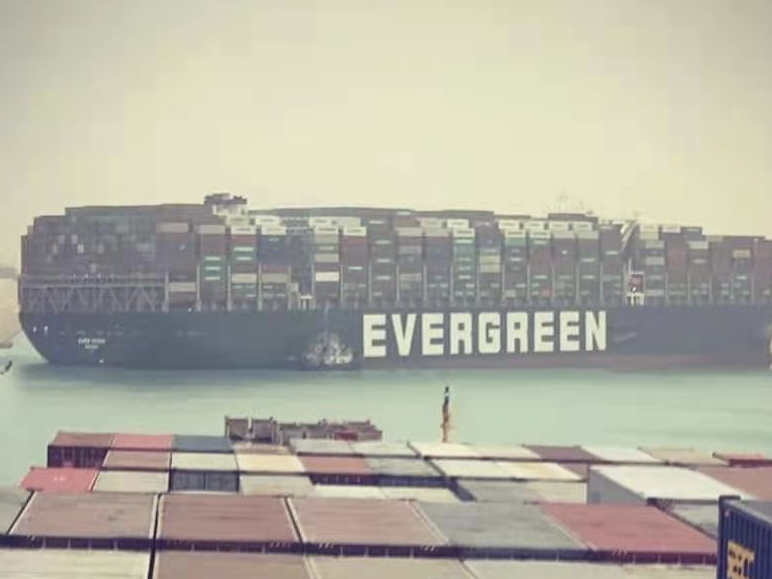 曾停靠盐田港的货轮搁浅苏伊士运河，“堵塞”全球供应链！该如何应对？ 