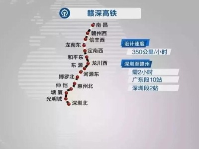 赣深高铁深圳段路基、桥梁、隧道全部贯通 预计年底建成通车