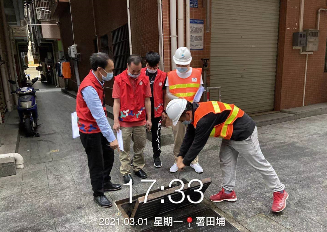 薯田埔加大“三产”经营户污水排放整治建设美丽社区