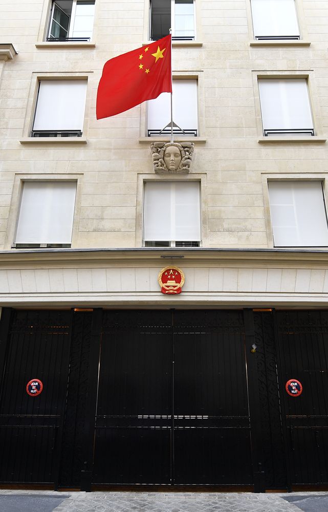 中国驻法国大使馆图片