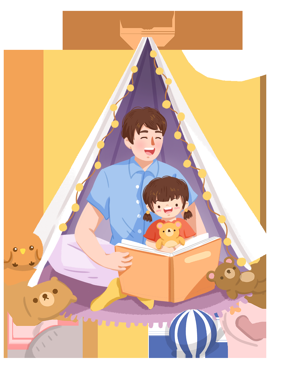 帐篷中的“星光夜读”！罗湖一小学办了场别样亲子共读活动  