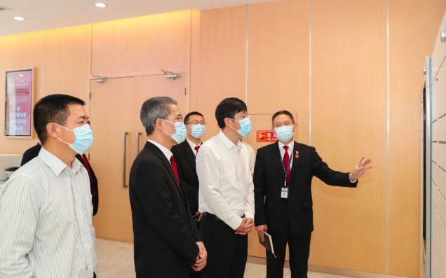坪山区委书记陶永欣到坪山法院调研指导政法队伍教育整顿工作
