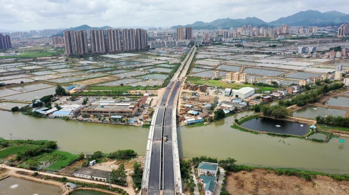 4月底通车！珠海斗门白蕉这座桥改建进入尾声