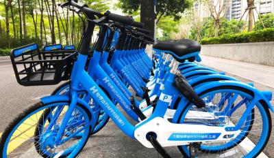 广州市已清理超量投放共享单车近40万辆
