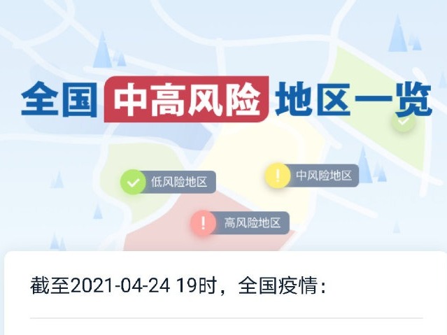 最新！全国现有高风险地区2个，中风险地区1个