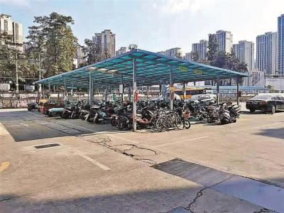 沙井街道：加强电动自行车充电驿站建设