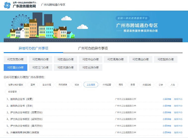 异地即办无须跑现场，广州联手14城事务跨域通办