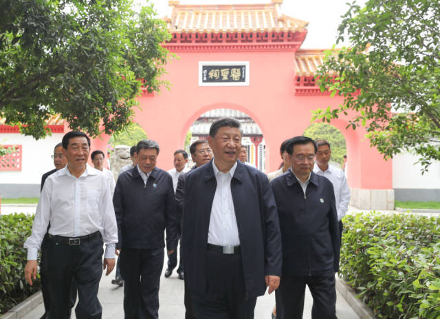 5月12日，习近平总书记在河南省南阳市考察调研。当天下午，他来到医圣祠，了解“医圣”张仲景生平及其对中医药发展作出的贡献。