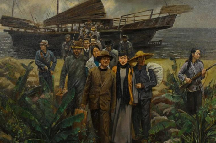 “走向辉煌”庆祝中国共产党成立100周年美术作品展在大芬展出