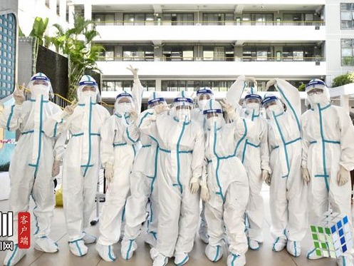除了敬意，还是敬意！深圳核酸采样攻坚战中的“中八面孔”