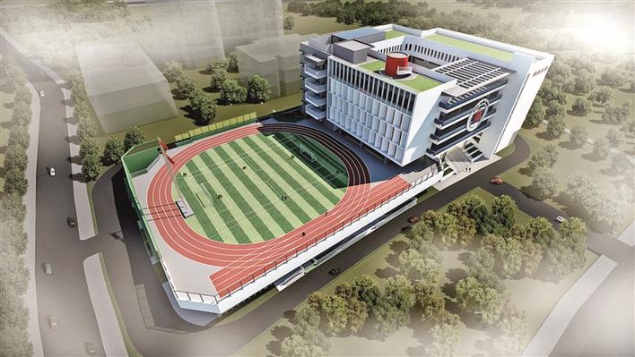 石岩湖东小学主体结构正式封顶，可提供1080个学位，预计今年秋季开学