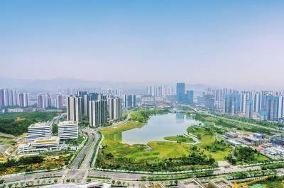 中新广州知识城将全面建成具有全球影响力的国家知识中心。李剑锋摄/光明图片