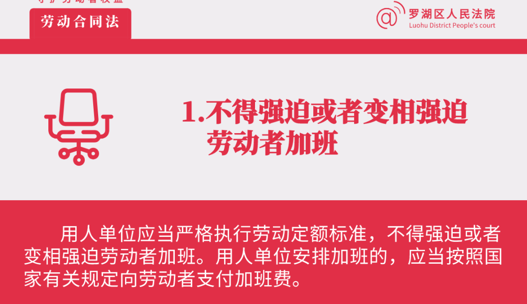 罗湖法院：一图看懂劳动法（五）  