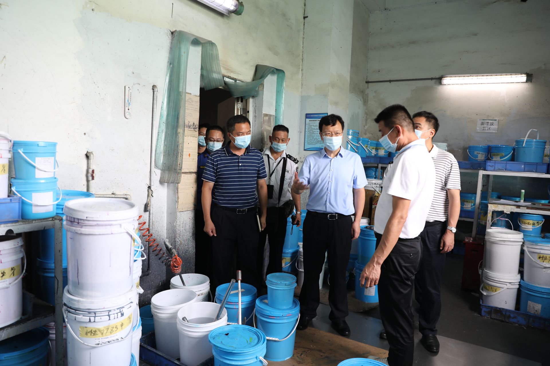 新湖街道督导辖区风险点、危险源安全管控工作