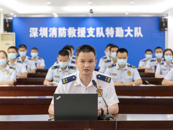 深圳消防特勤大队各级党组织书记带头开展“讲党课”活动