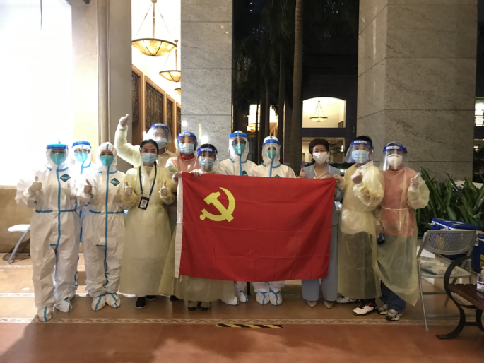 “党旗飘扬的地方，就是我们的方向” 莲花街道梅岭社区党委战疫纪实