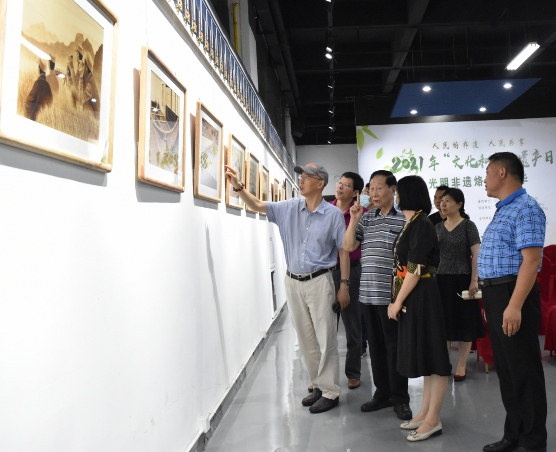 非遗共享 | 2021“文化和自然遗产日”光明非遗烙画嘉年华在光明烙画基地举办  