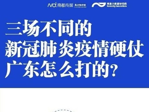 一个月两种病毒三场硬仗，广东怎么打的？一图读懂