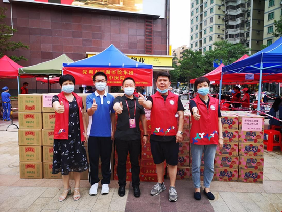暖！莲塘街道爱心企业人士向社区防疫一线捐赠防暑降温物资