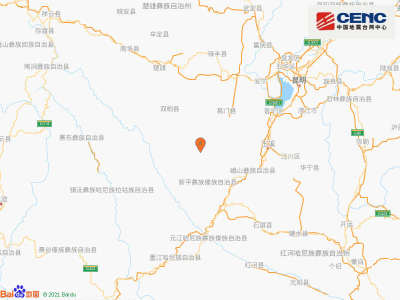 云南楚雄州双柏县附近发生5.1级地震