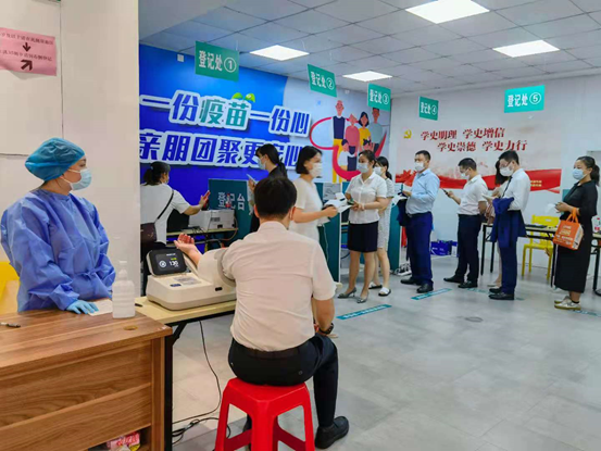 用心用情用智 桂园街道全力做好企业新冠疫苗接种工作