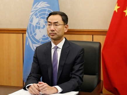 中国常驻联合国副代表耿爽呼吁推动叙利亚问题政治解决