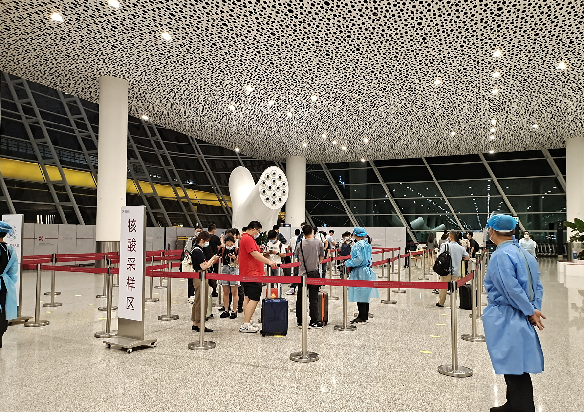 抵深“黄码”旅客别慌！深圳机场航站楼增设核酸检测点