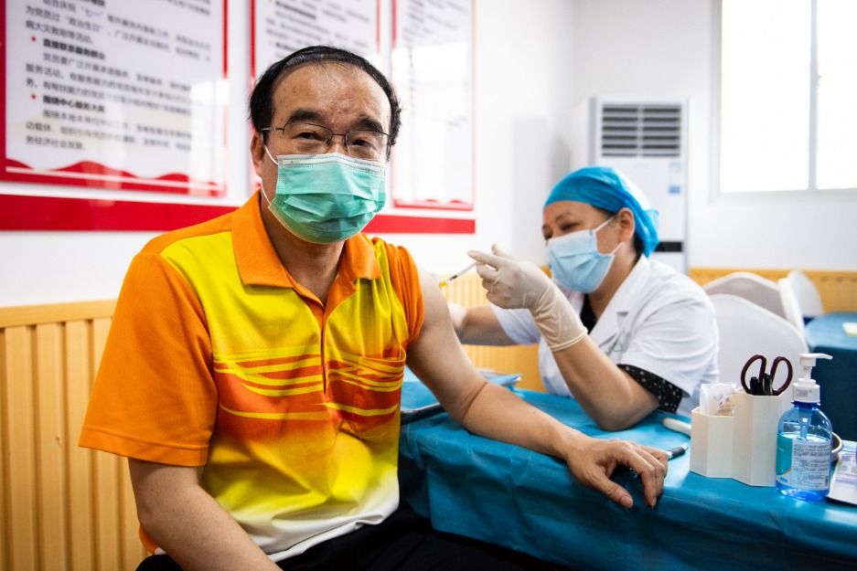 在湘台胞有序接种新冠疫苗