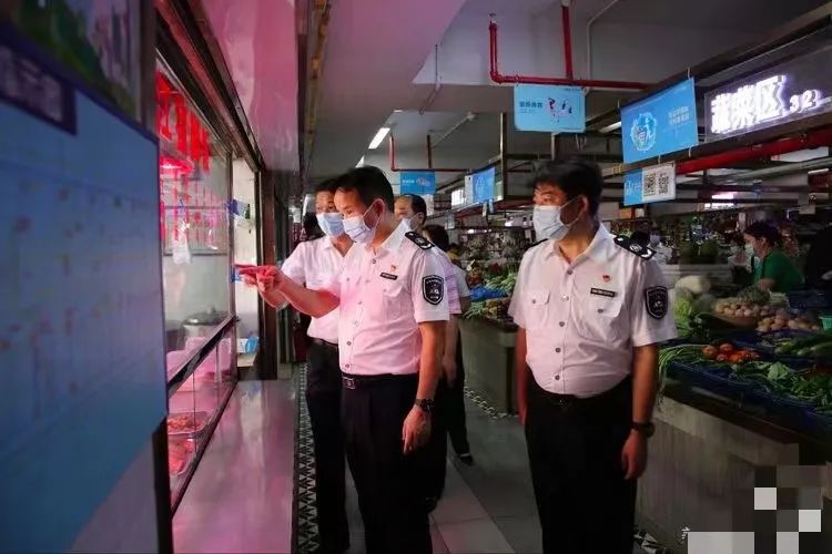 市市场监督管理局到罗湖农贸市场检查安全生产工作