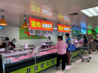 记者走访福田农批市场肉档：猪肉价格“坐滑梯” 连续4个月下跌 