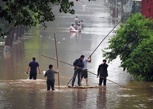 河南强降雨已致71人遇难