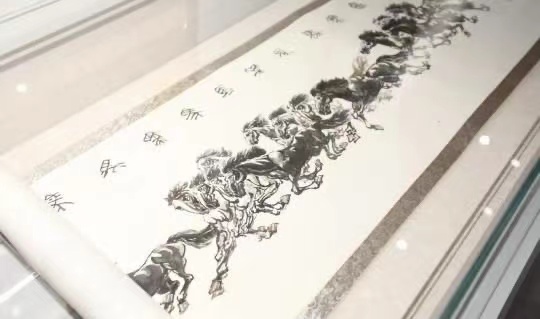 献礼党的百年华诞！当代画马名家刘院明作品全国巡展开幕
