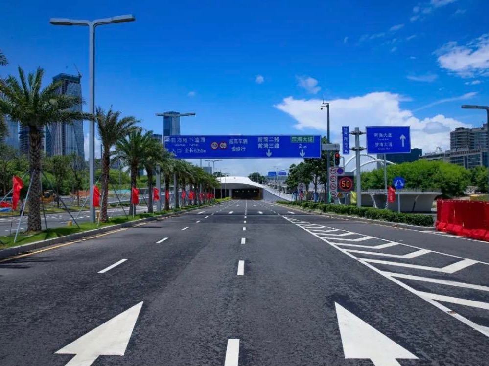 前海地下道路开通！无缝连接南坪快速二期，开辟畅行新通道