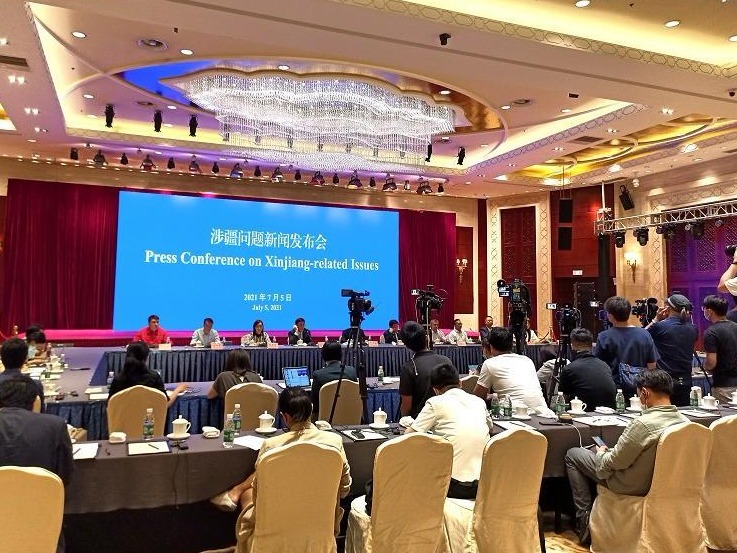 加拿大等国指责攻击中国新疆人权状况，涉疆问题发布会回应