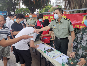 广泛发动！罗湖区桂园街道开展征兵宣传“三进”活动