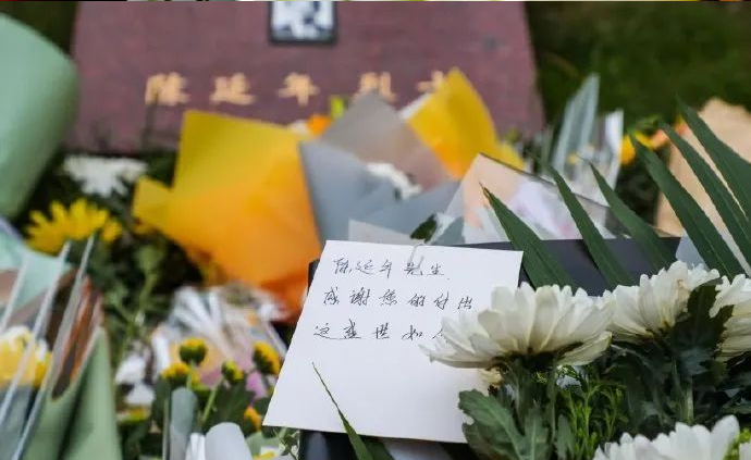 看了给陈延年的留言，破防了