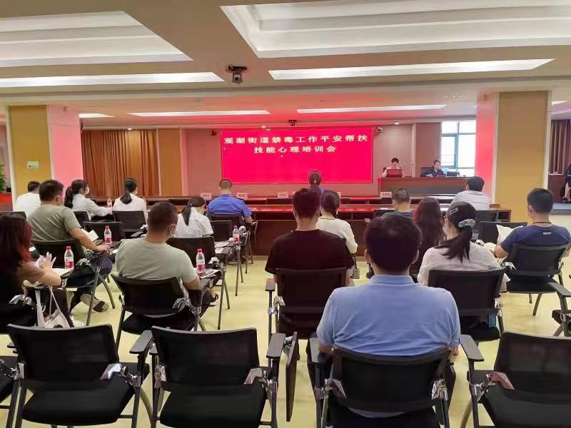 加强对社区戒毒社区康复人员的关爱！观湖街道开展“平安关爱帮扶”心理技能培训会