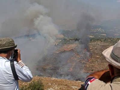 以色列空袭黎巴嫩境内军事目标