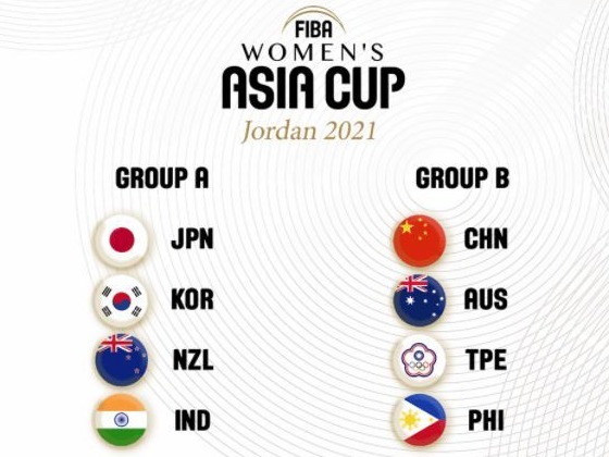 女篮亚洲杯分组出炉：中国、菲律宾、中国台北、澳大利亚同组