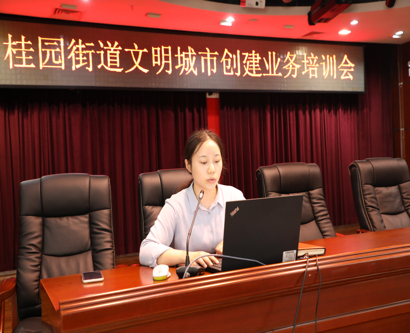 罗湖区桂园街道召开文明城市创建业务培训会